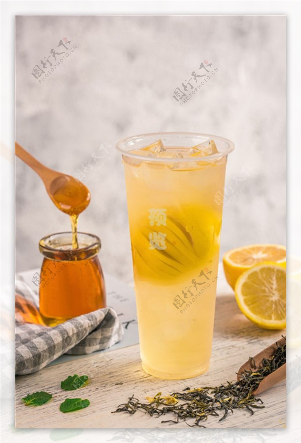 水果茶蜂蜜柚子茶高清图