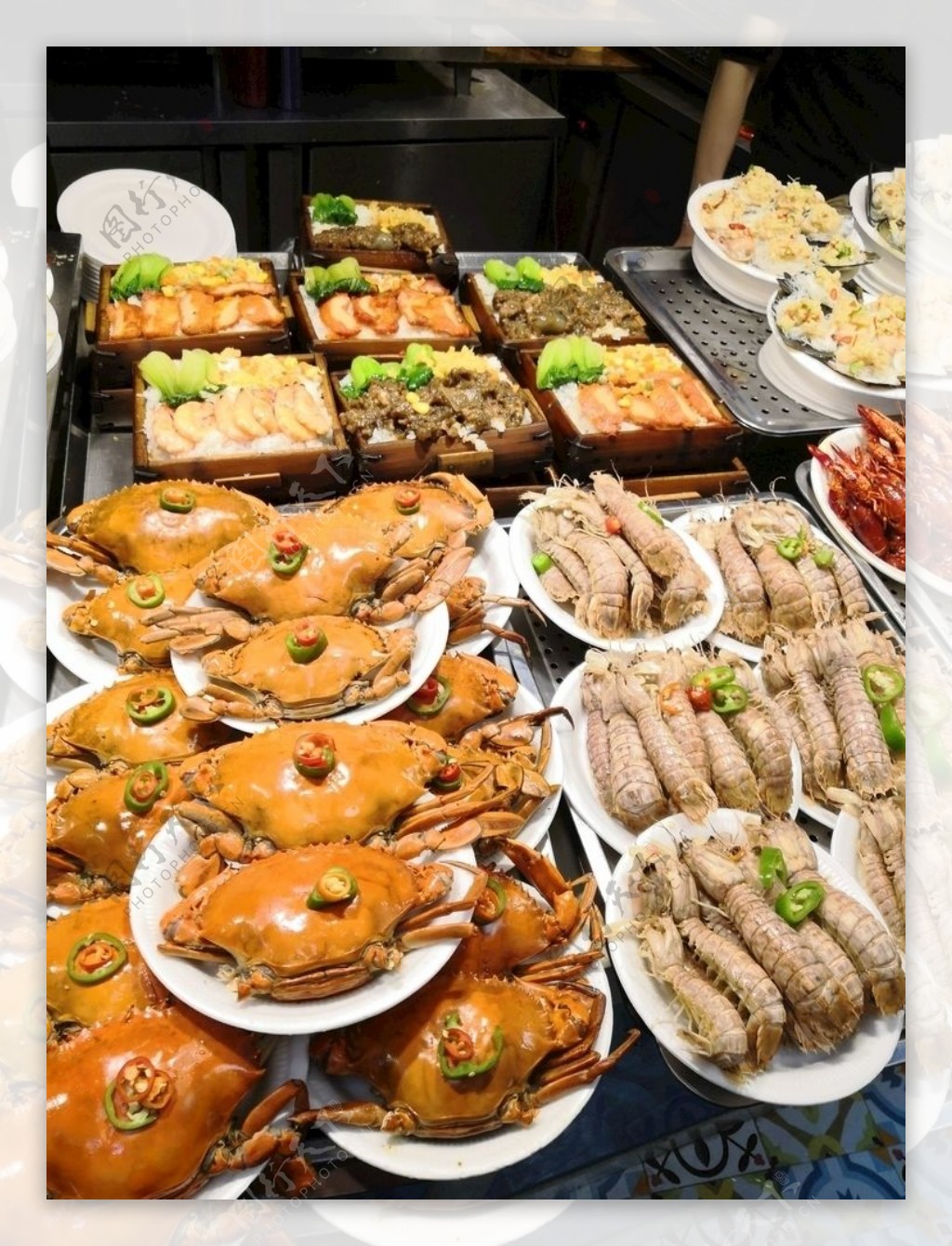 海鲜大餐图片一桌,饕餮美食,美食盛宴(第5页)_大山谷图库