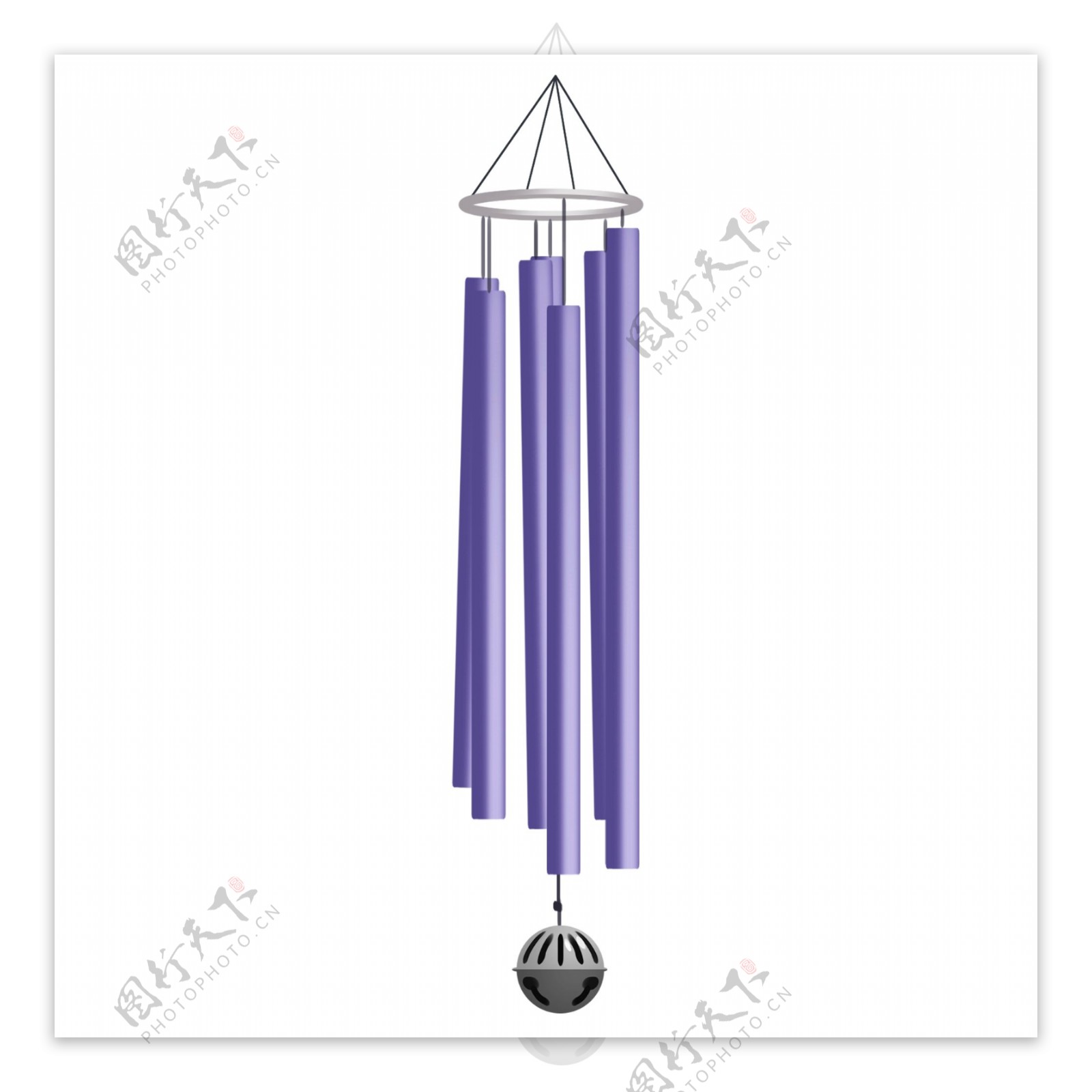 紫色风铃挂饰