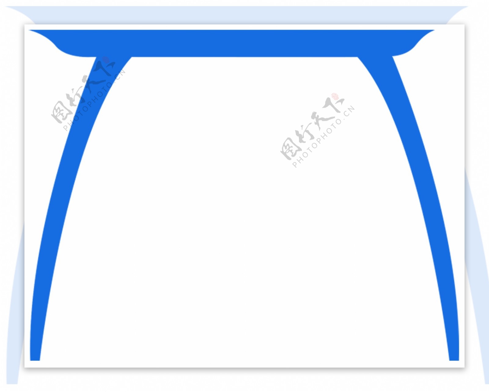 蓝色桌子图案