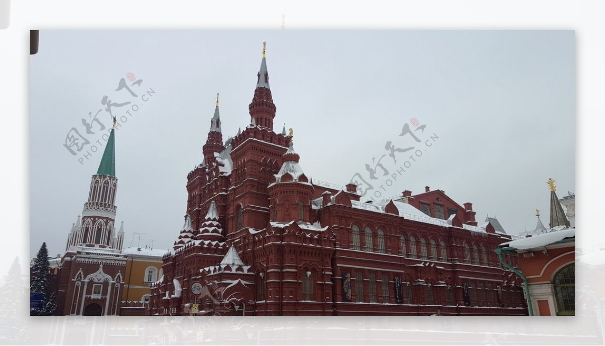冬季的莫斯科红场