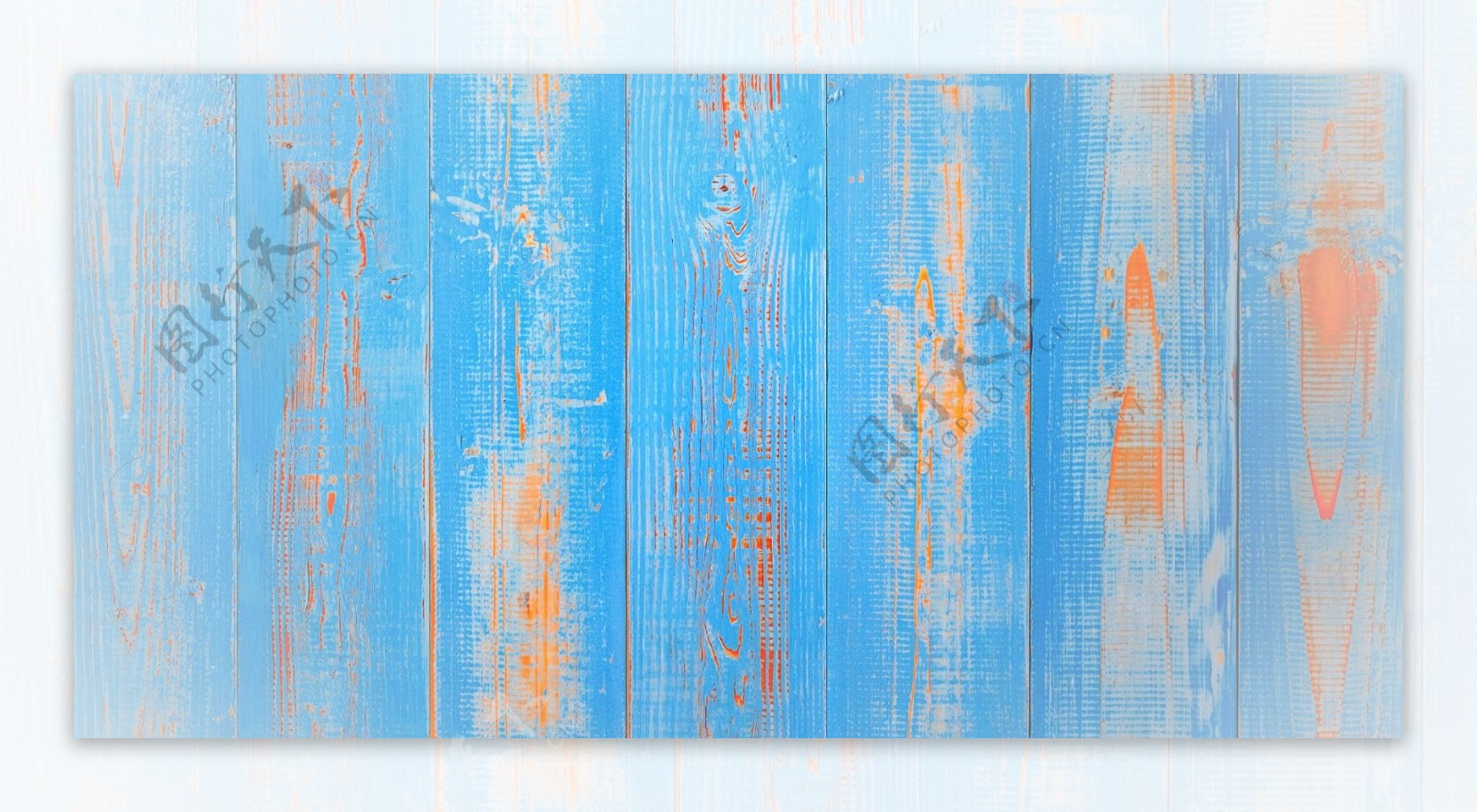水蓝色木板清新材质纹理背景
