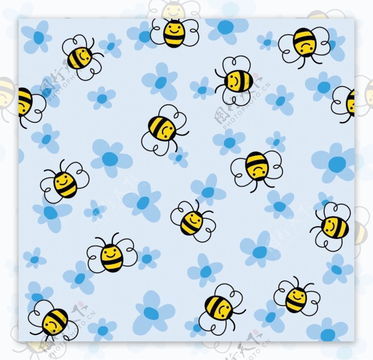 小蜜蜂背景图