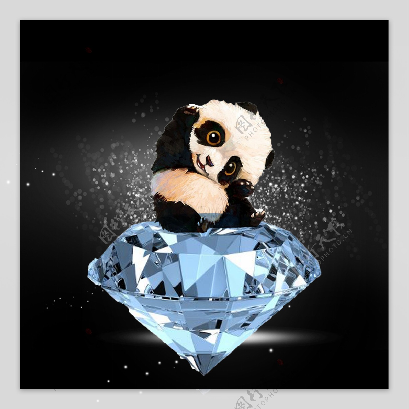 钻石熊猫