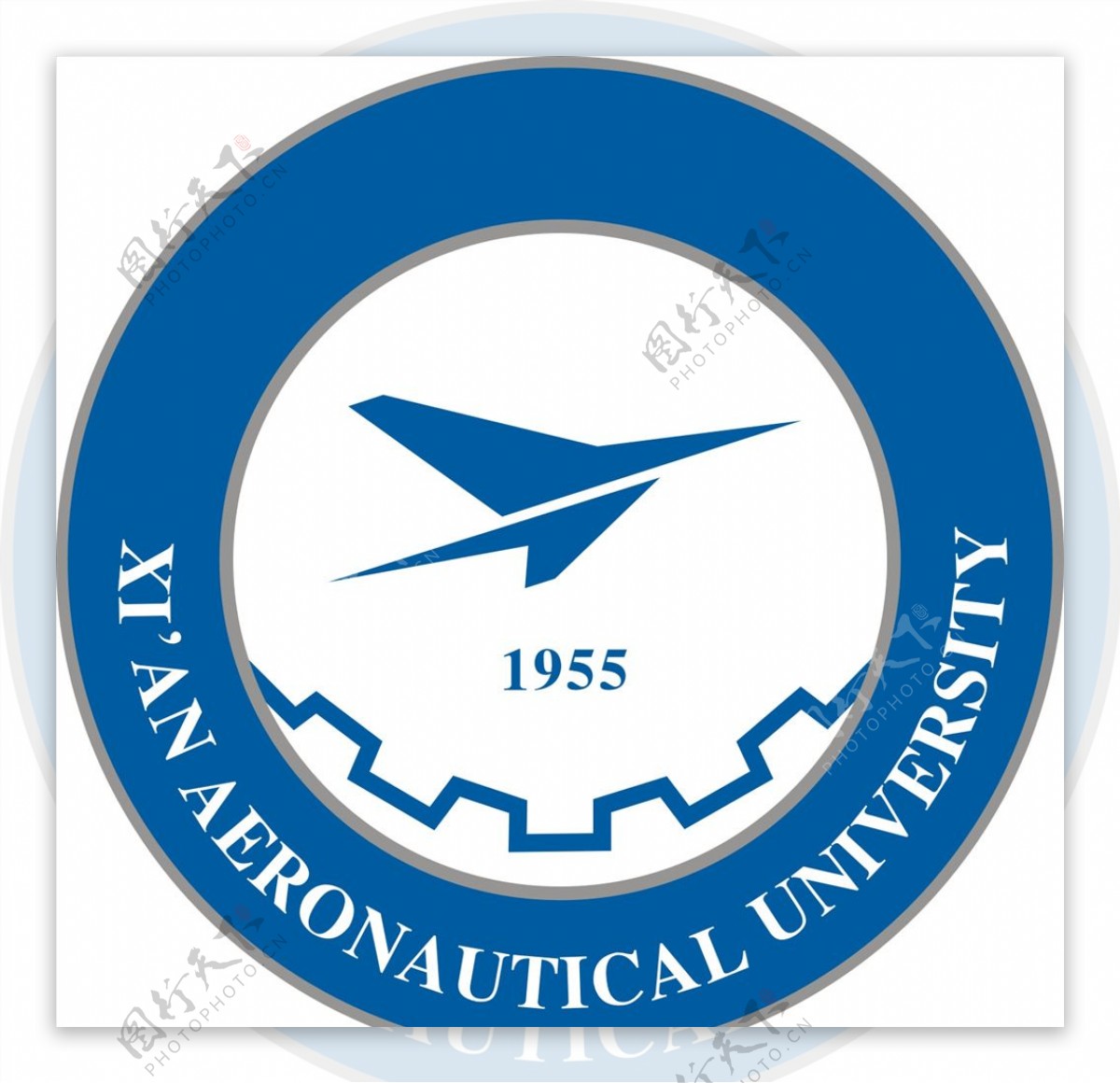 西安航空学校logo标志