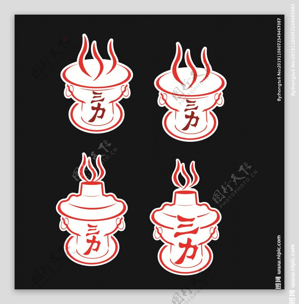 京弘居火锅店Logo设计|平面|Logo|Poppin_sky - 原创作品 - 站酷 (ZCOOL)
