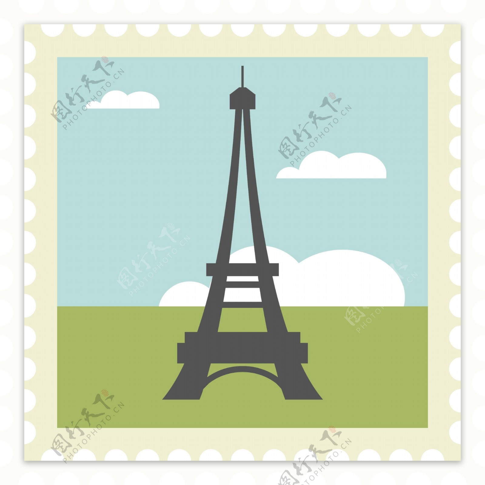 巴黎铁塔邮票