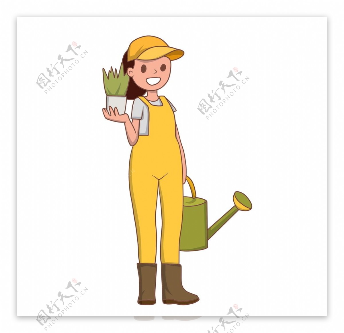 Girl Watering Plants Png, Arbor Day, Planting Trees, Plants PNG ...