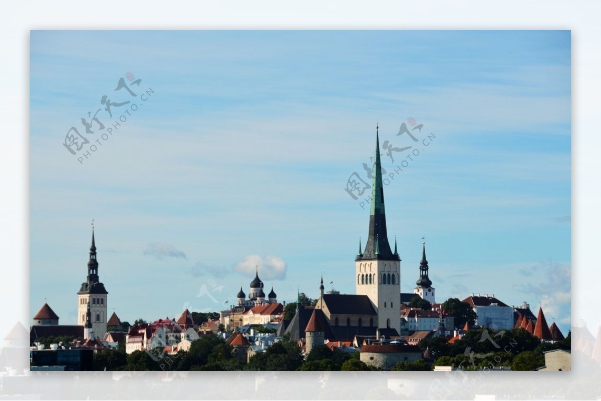 爱沙尼亚建筑风景摄影