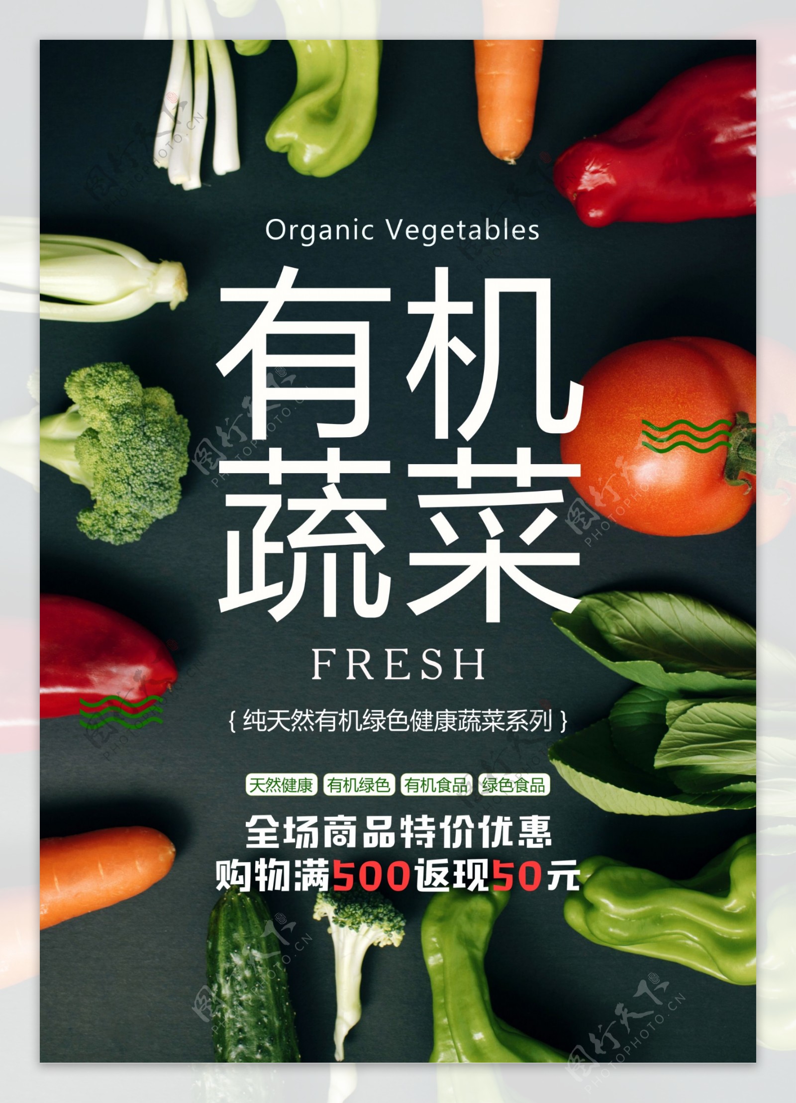 有机蔬菜全场商品特价优惠