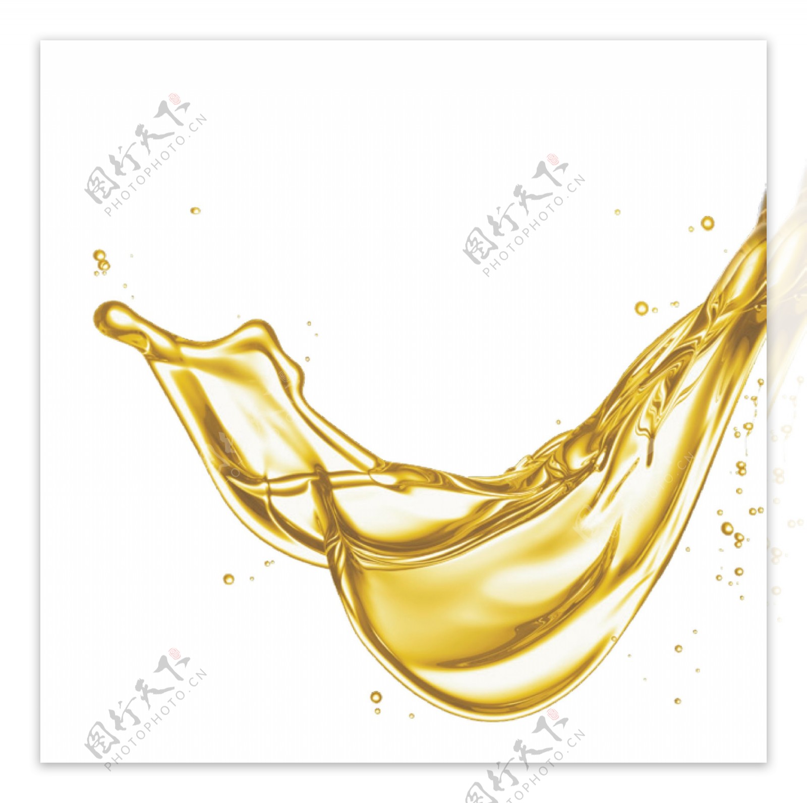 油菜籽油橄榄油流动的油