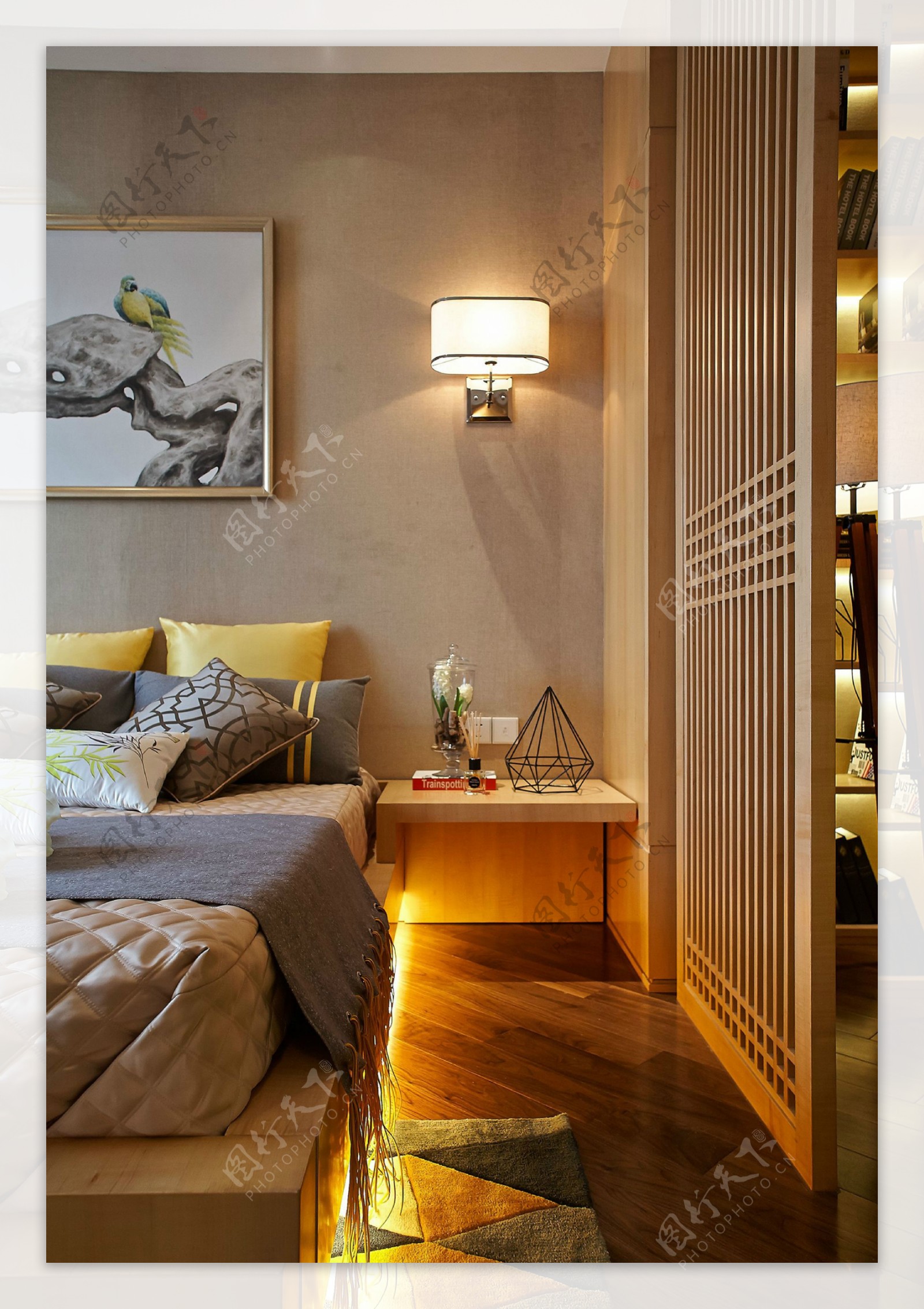 现代北欧室内设计卧室效果图