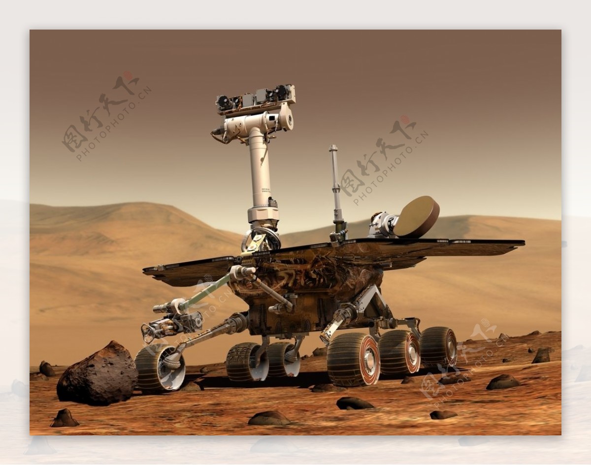 火星上的地形车