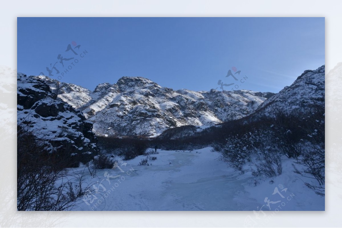 雪景新疆
