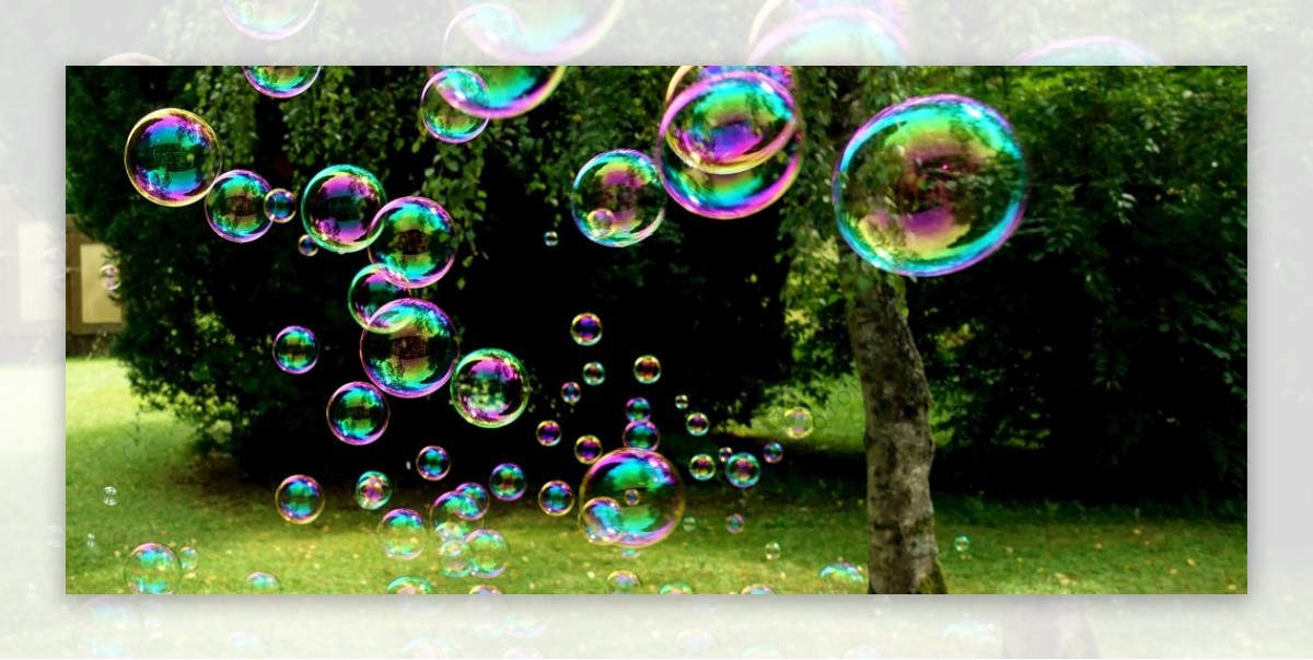 泡沫肥皂泡泡气泡