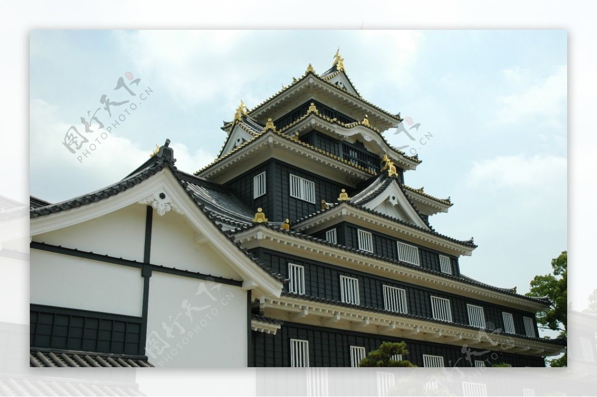 日本古城建筑设计