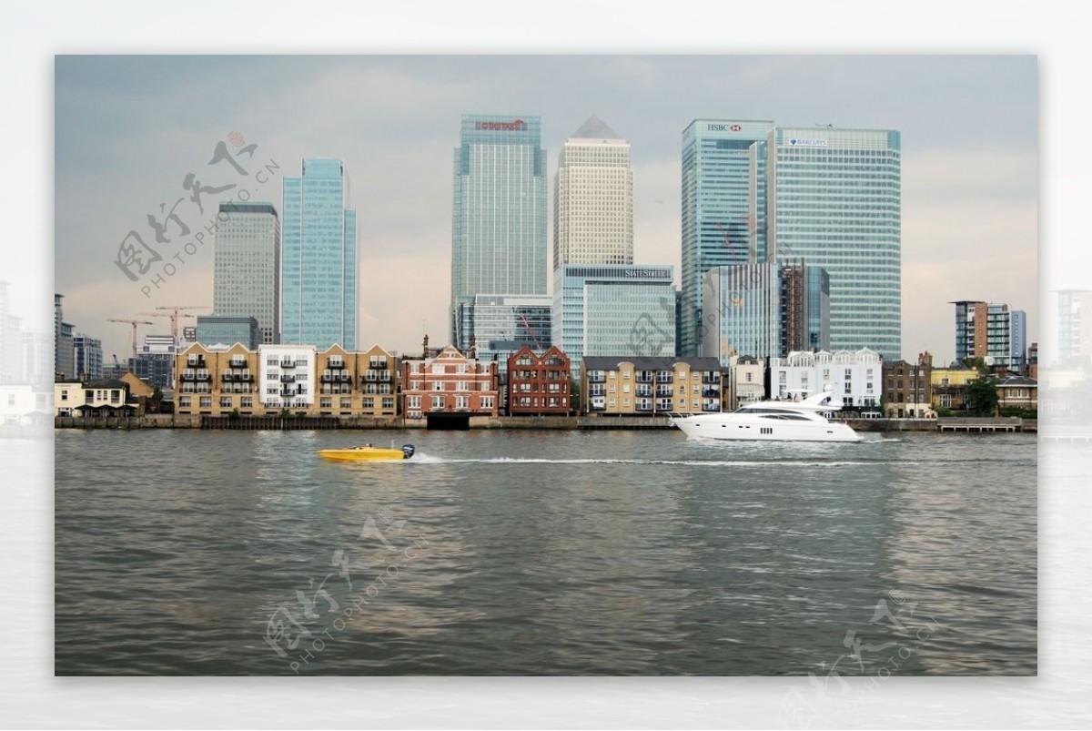 伦敦金丝雀码头风景