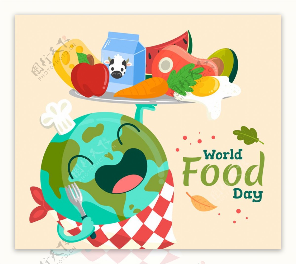 可爱世界粮食日