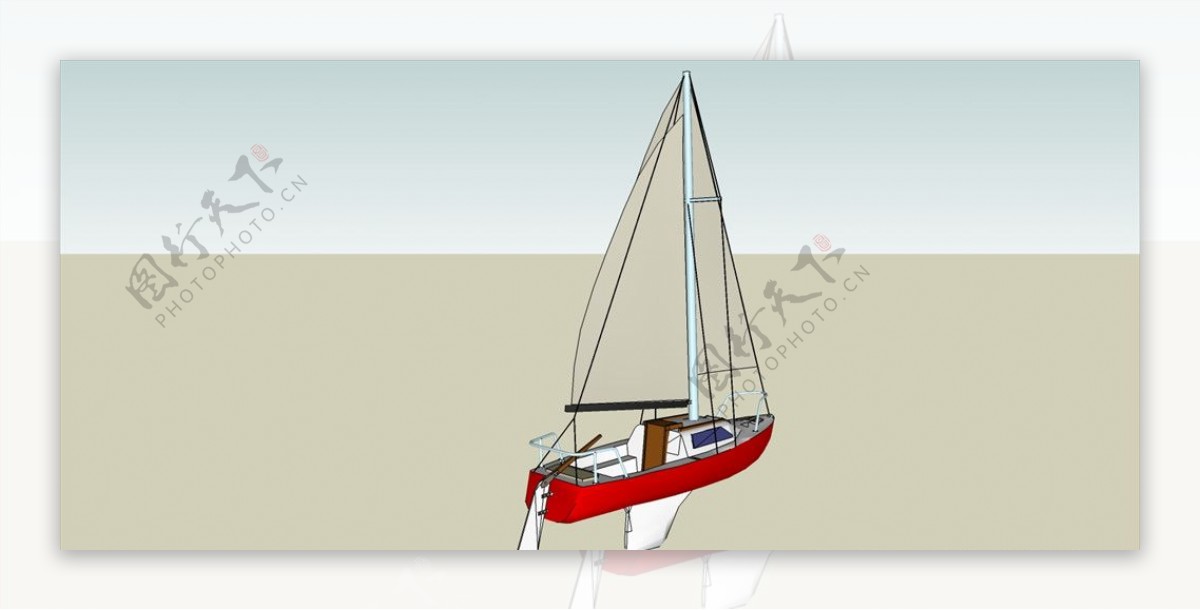 小帆船模型