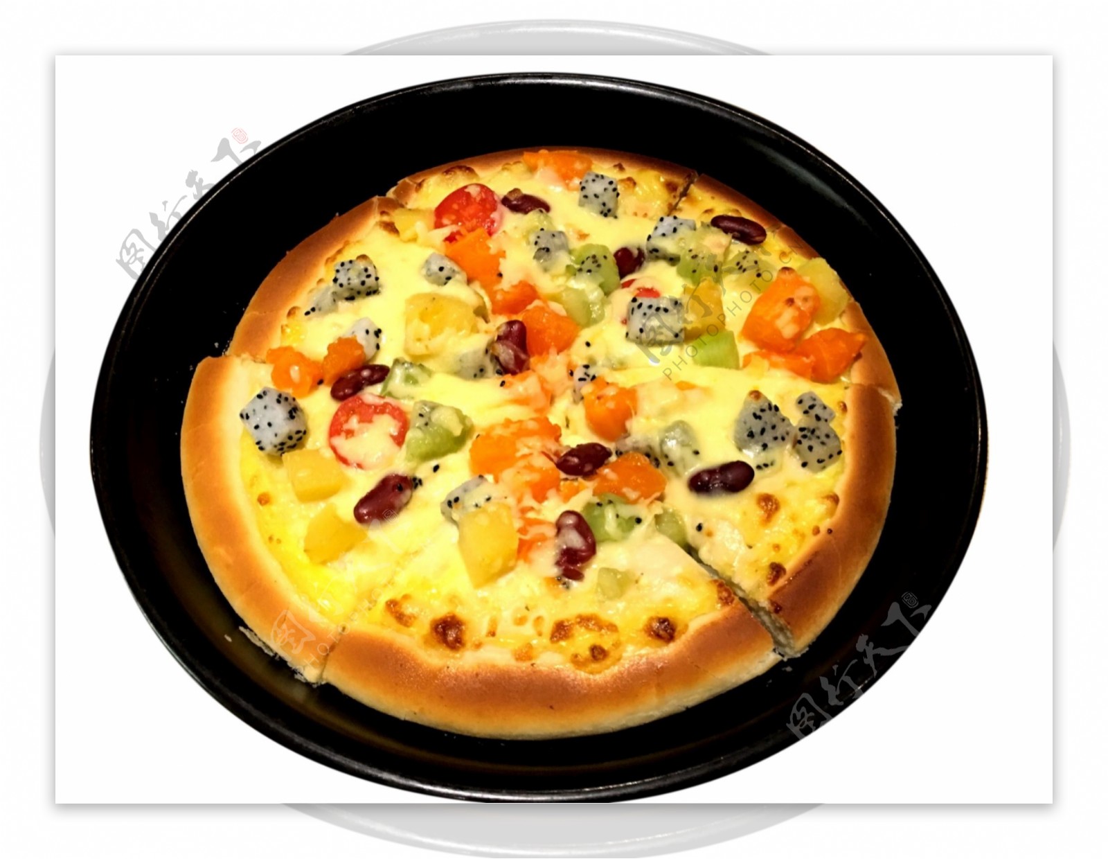 水果比萨披萨图片素材-编号36032184-图行天下