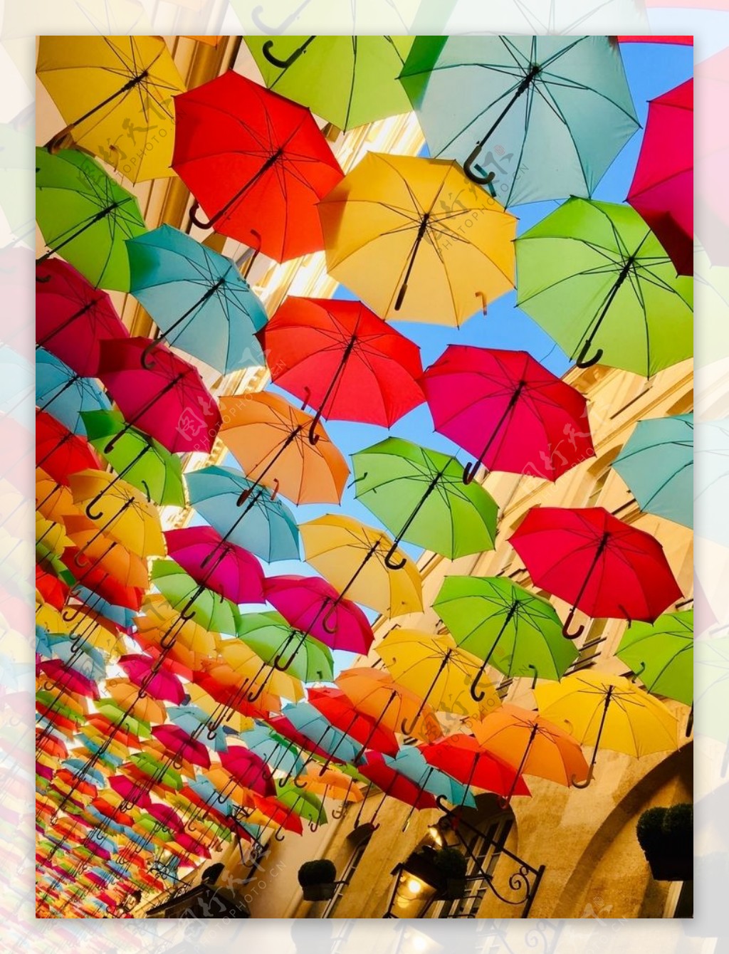 雨伞走廊