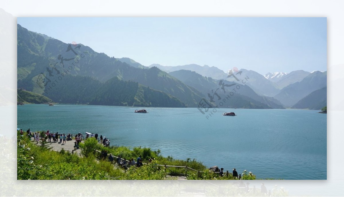 新疆天池自然风光美景