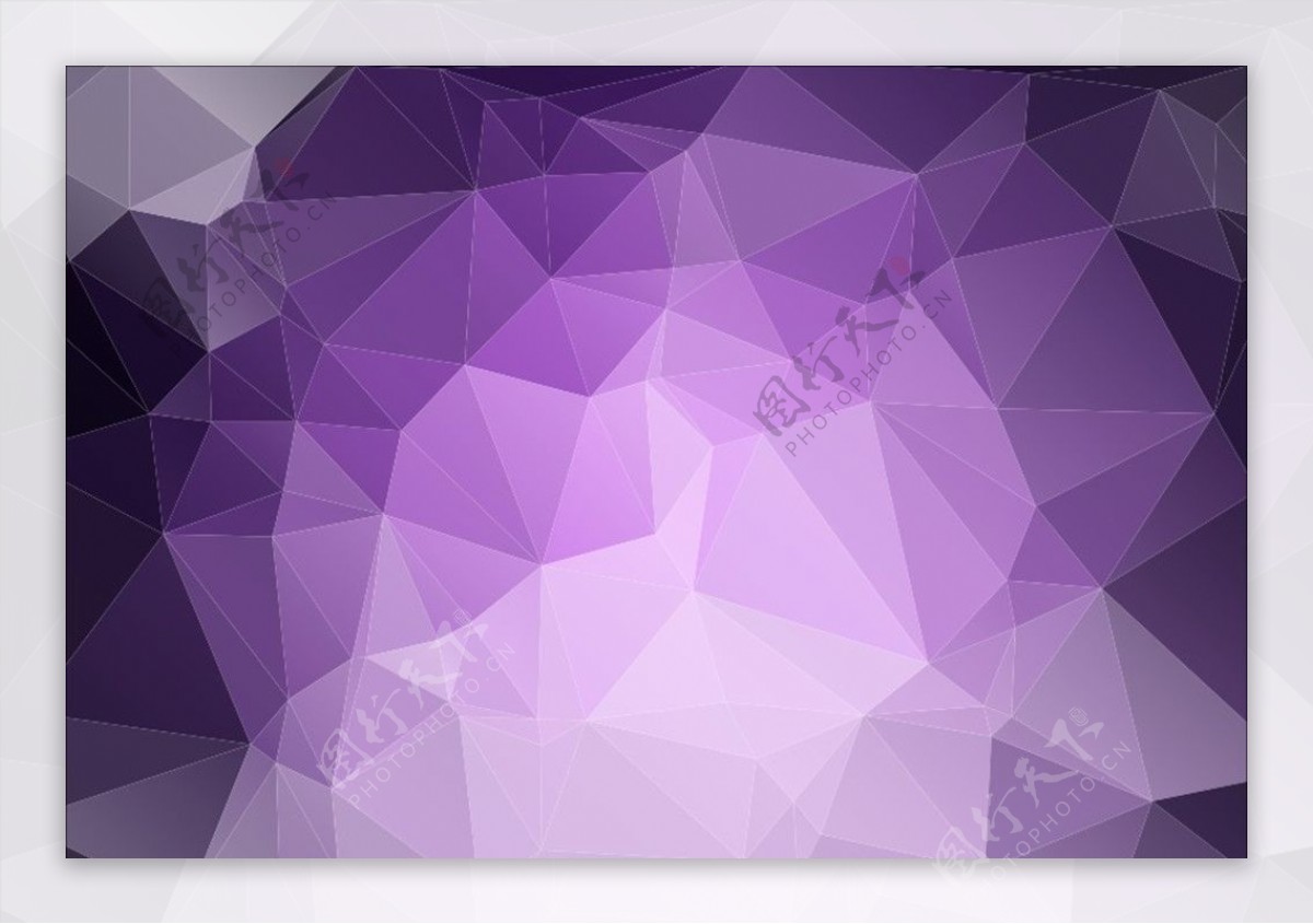 紫色多彩几何背景几何图形