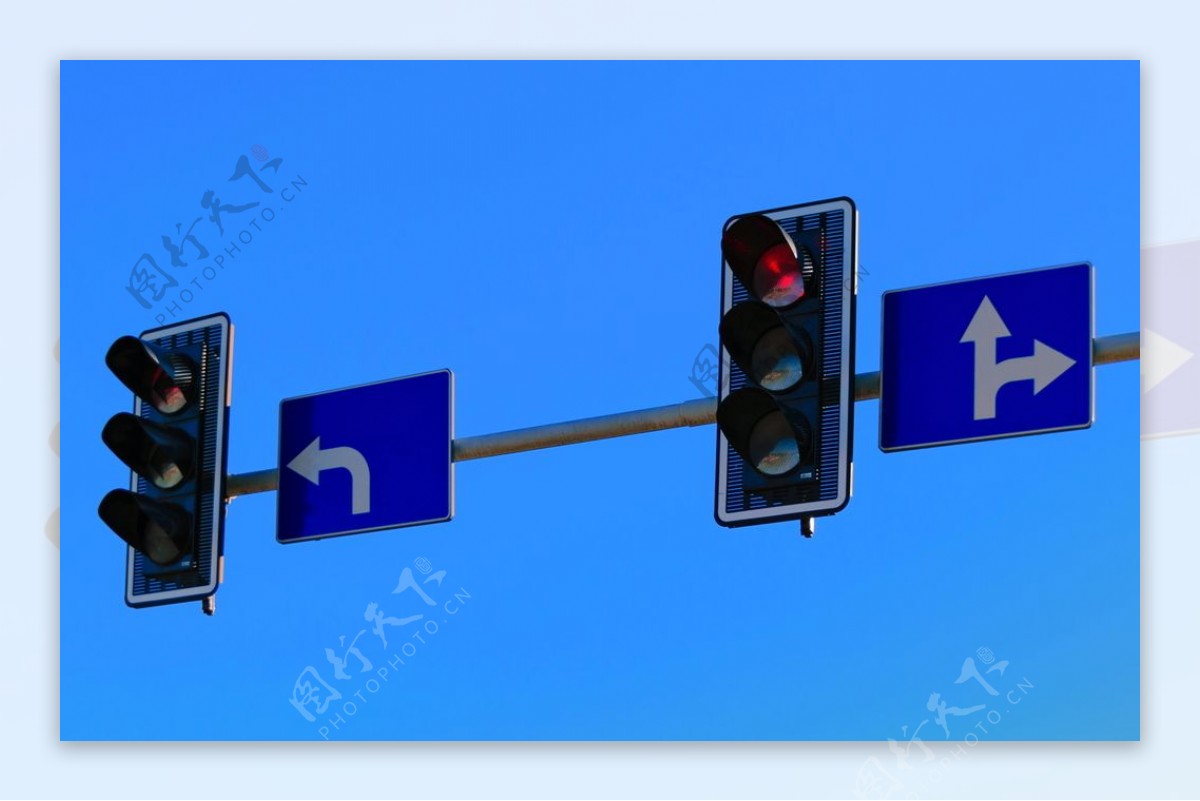 红绿灯交通灯信号灯指示灯