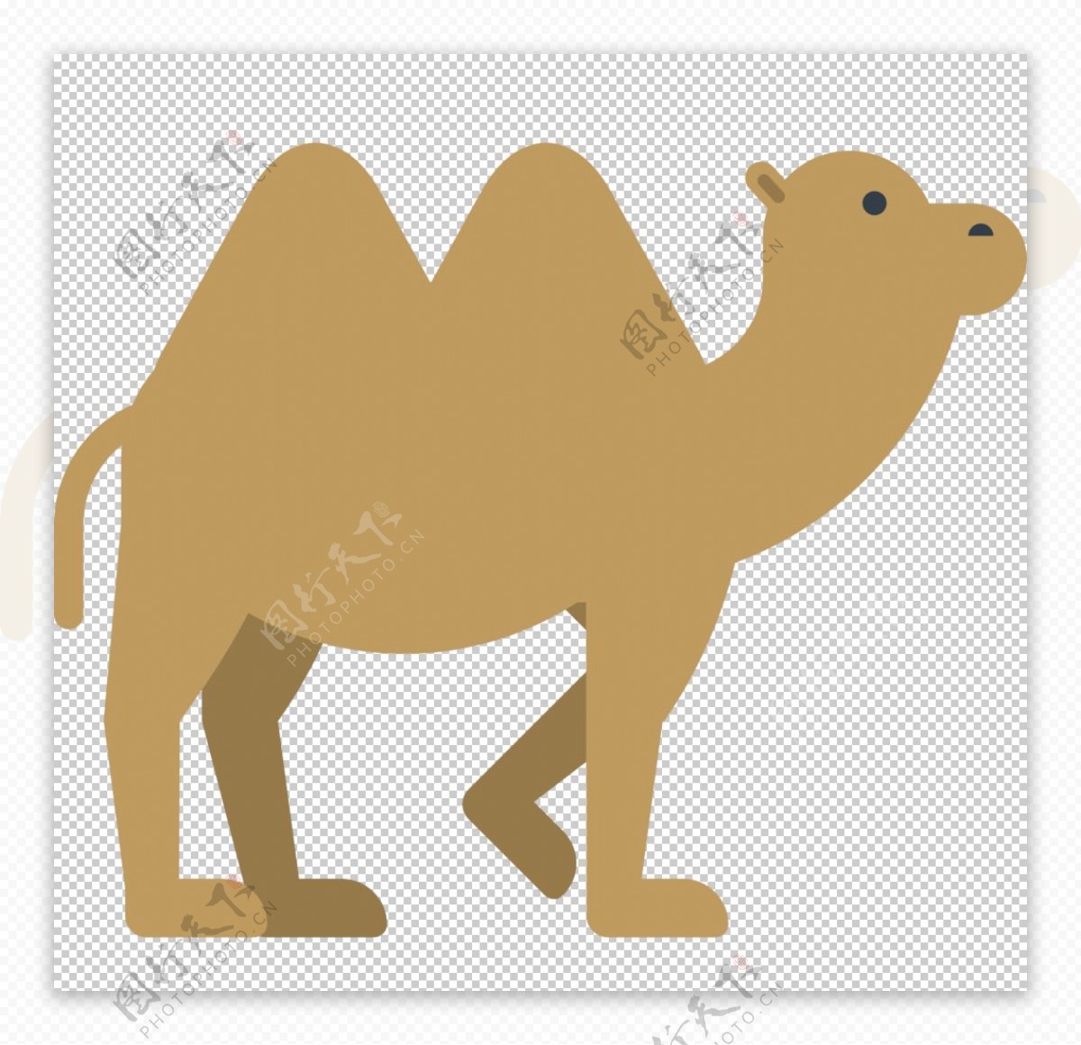 骆驼动物标志图形图标装饰素材