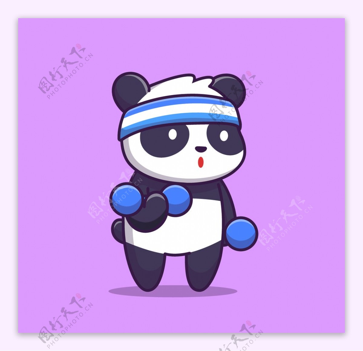 健身熊猫