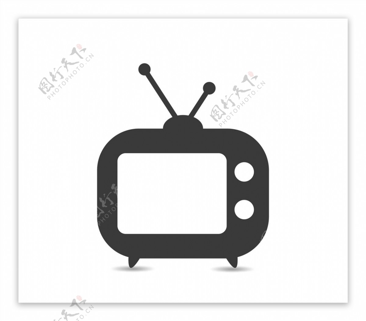 旧电视机图标