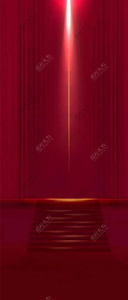 光束放射光源红色质感背景