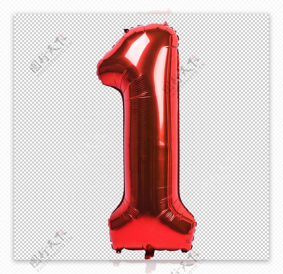 红色气球字1