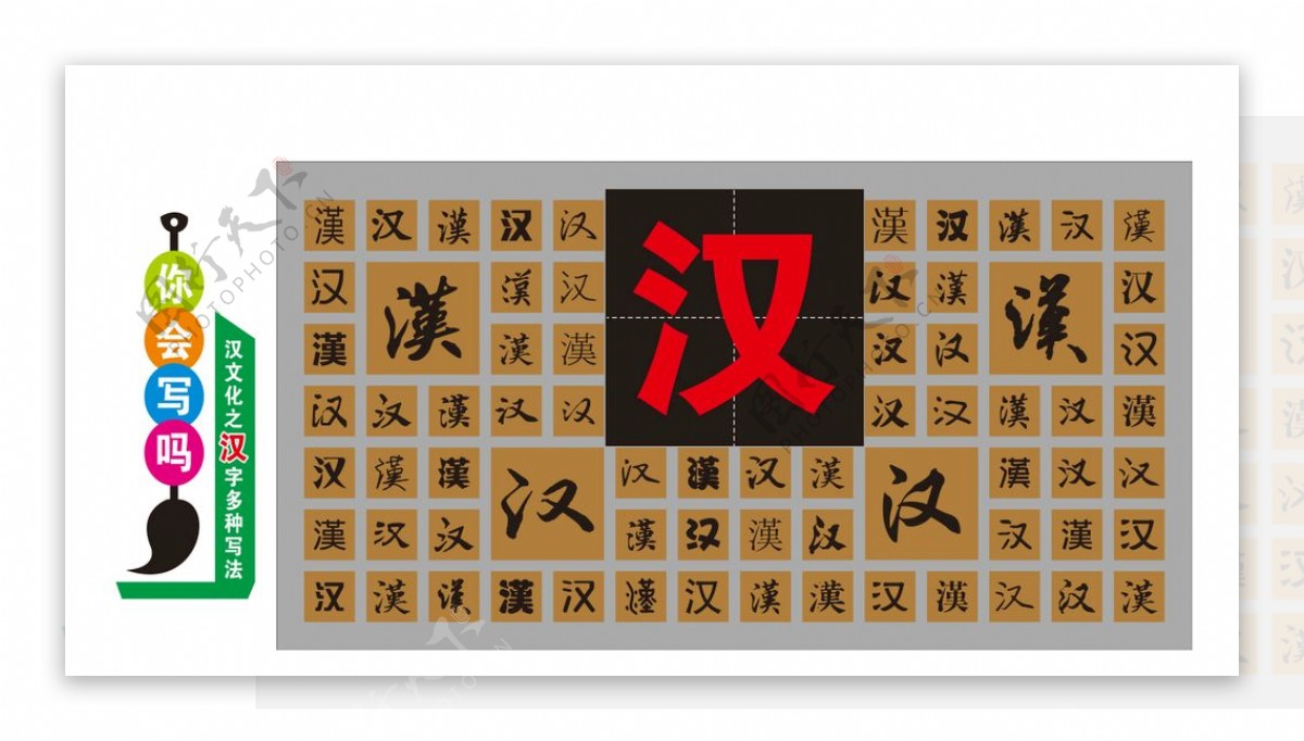 汉字的多种写法