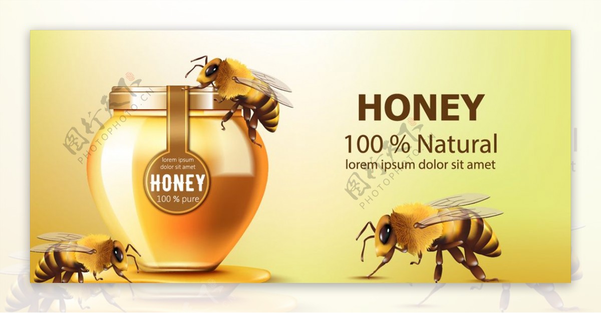 蜂蜜海报图片