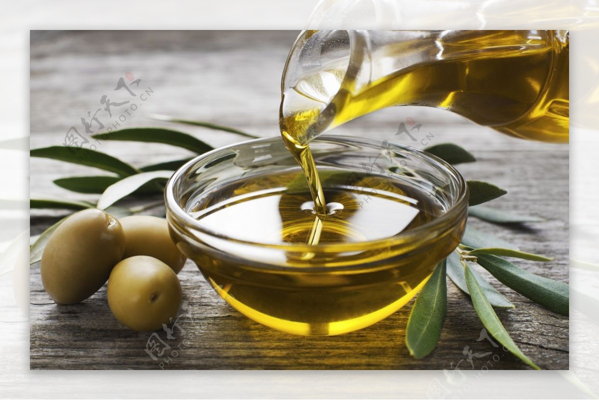 橄榄油食材调料背景海报素材图片