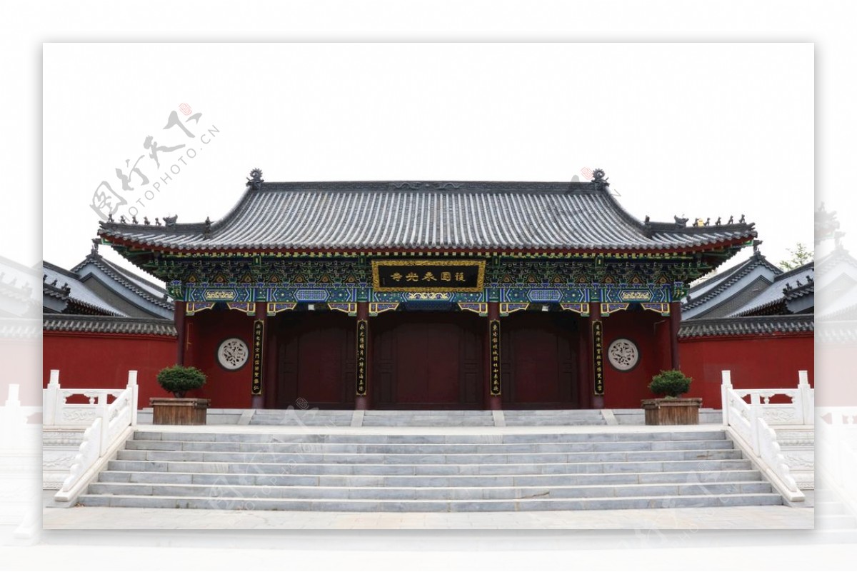 故宫复古建筑背景海报素材图片