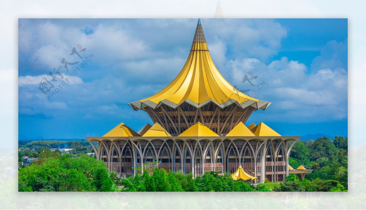 东南亚建筑旅游旅行背景海报素材图片