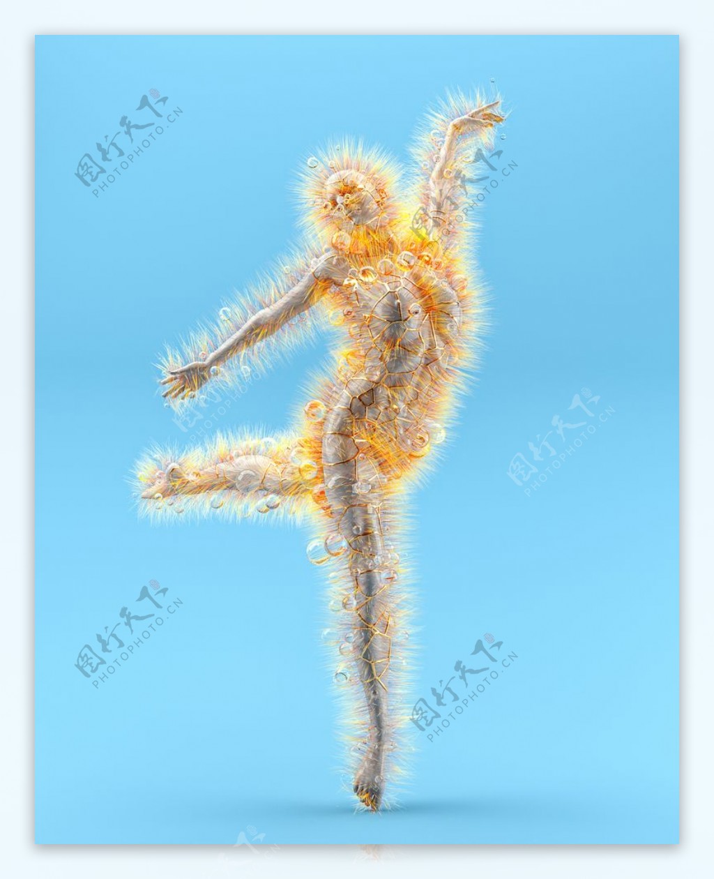 抽象舞蹈人图片