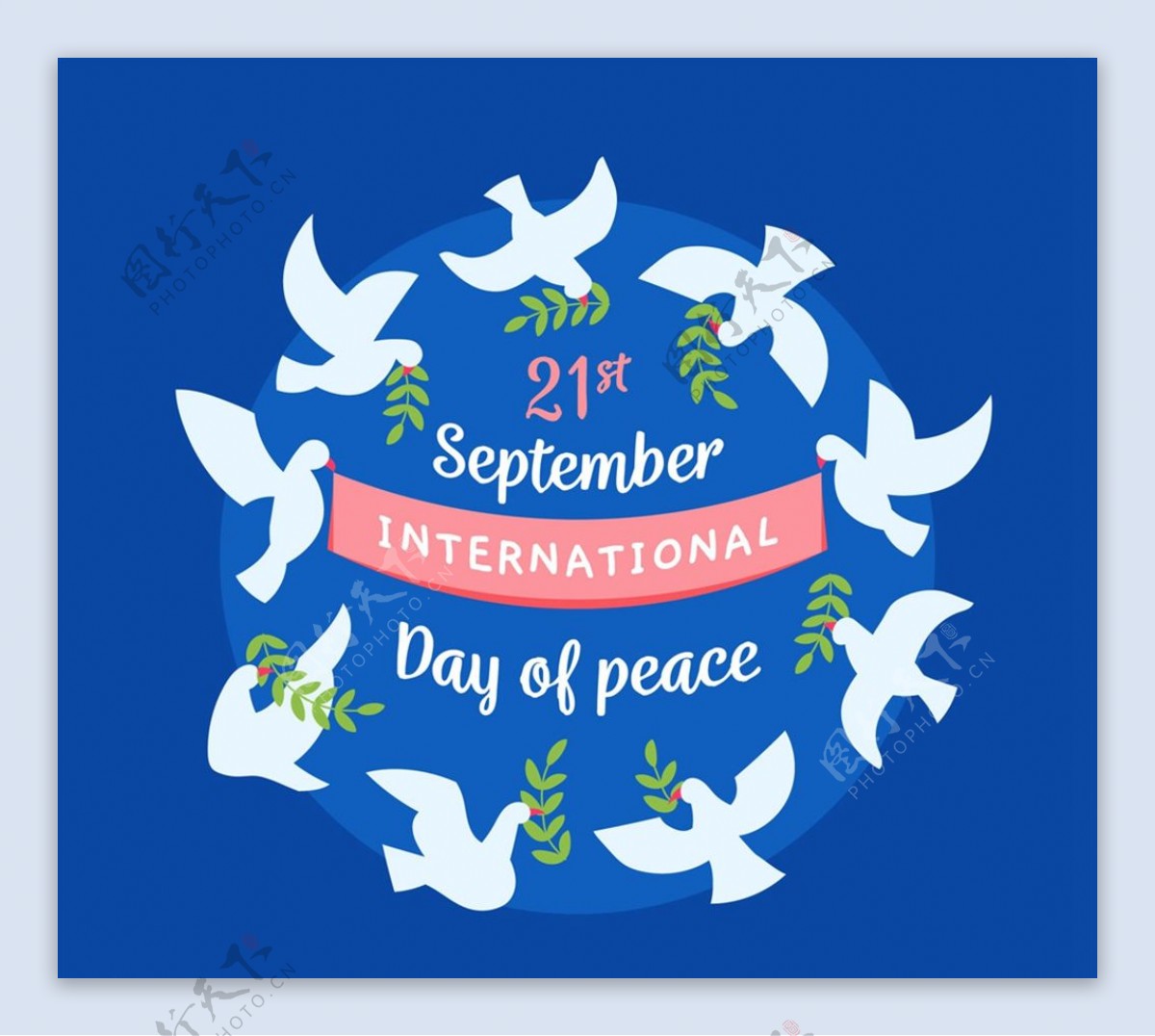 国际和平日白鸽图片