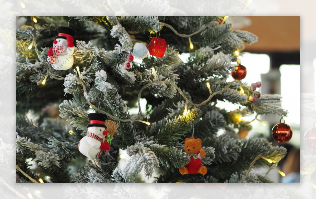 圣诞树装饰图片