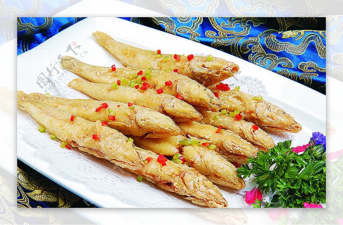 豫菜椒盐沙丁鱼图片