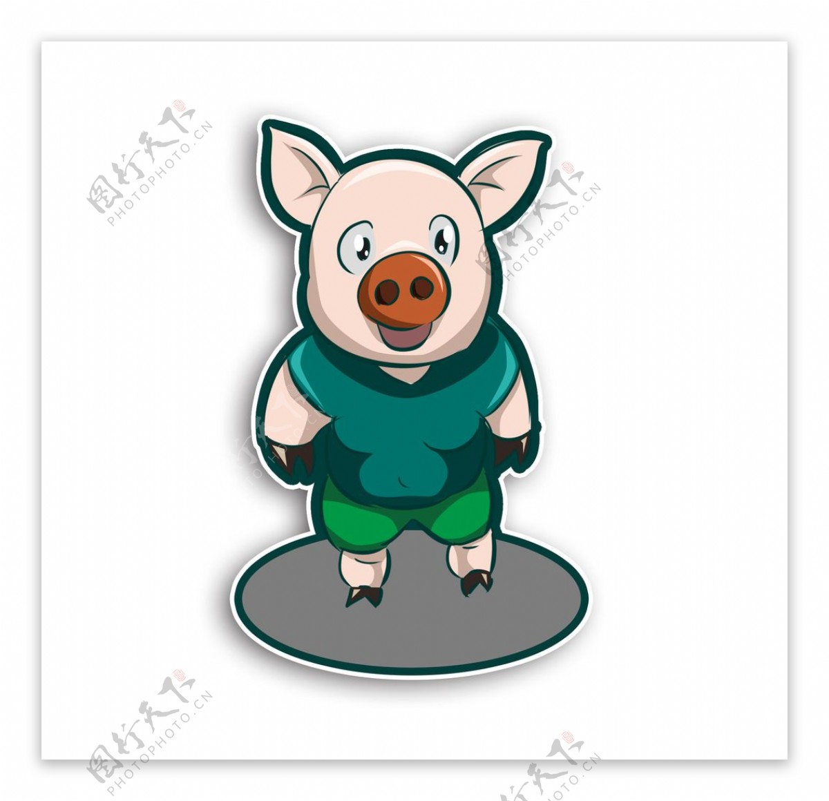 小猪可爱猪猪宝宝动物属相猪年图片