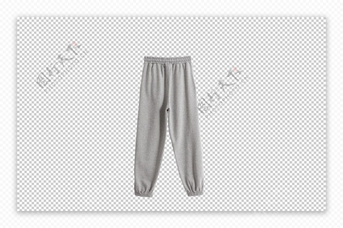 灰色休闲裤图片
