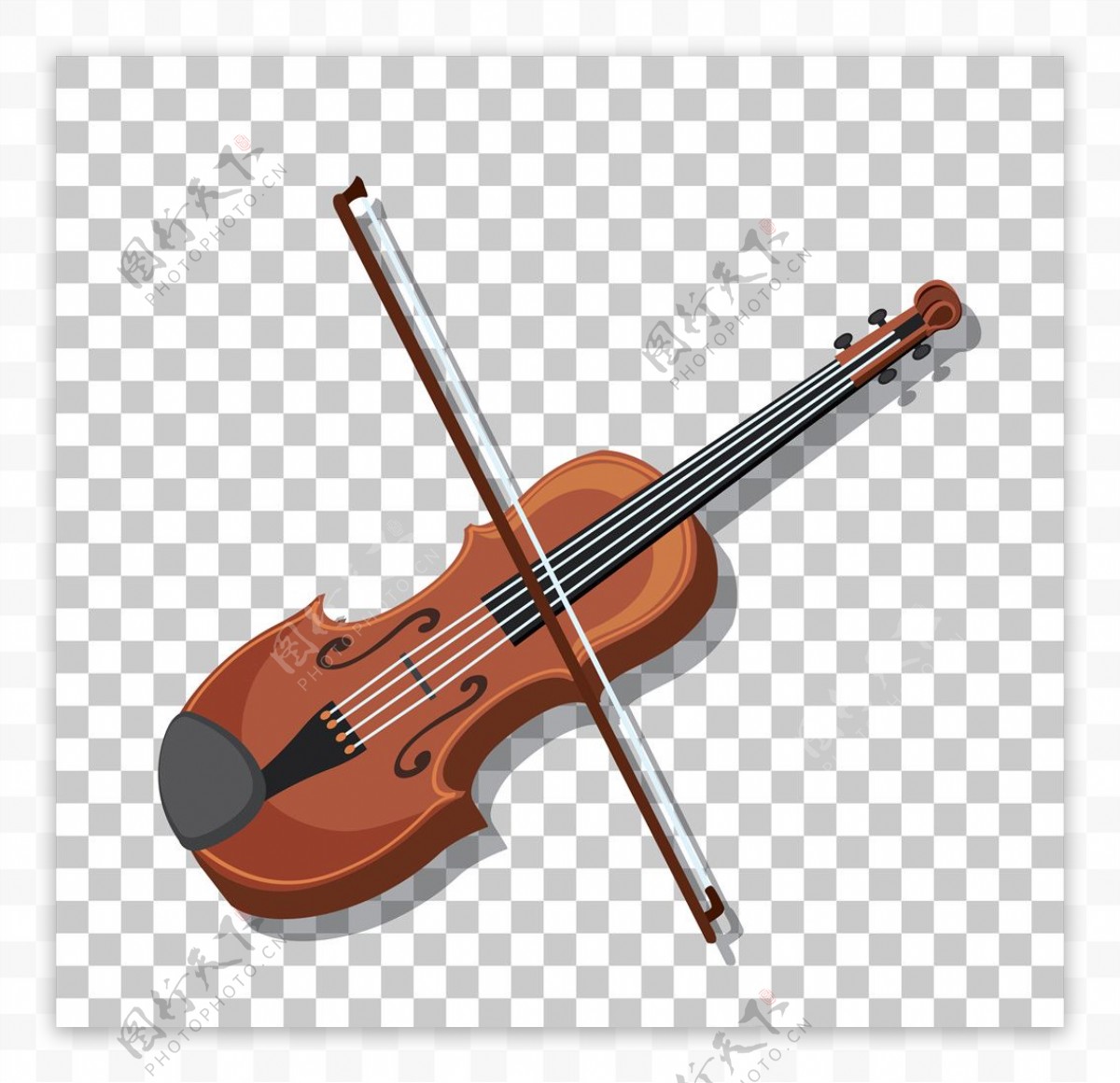 矢量小提琴图片