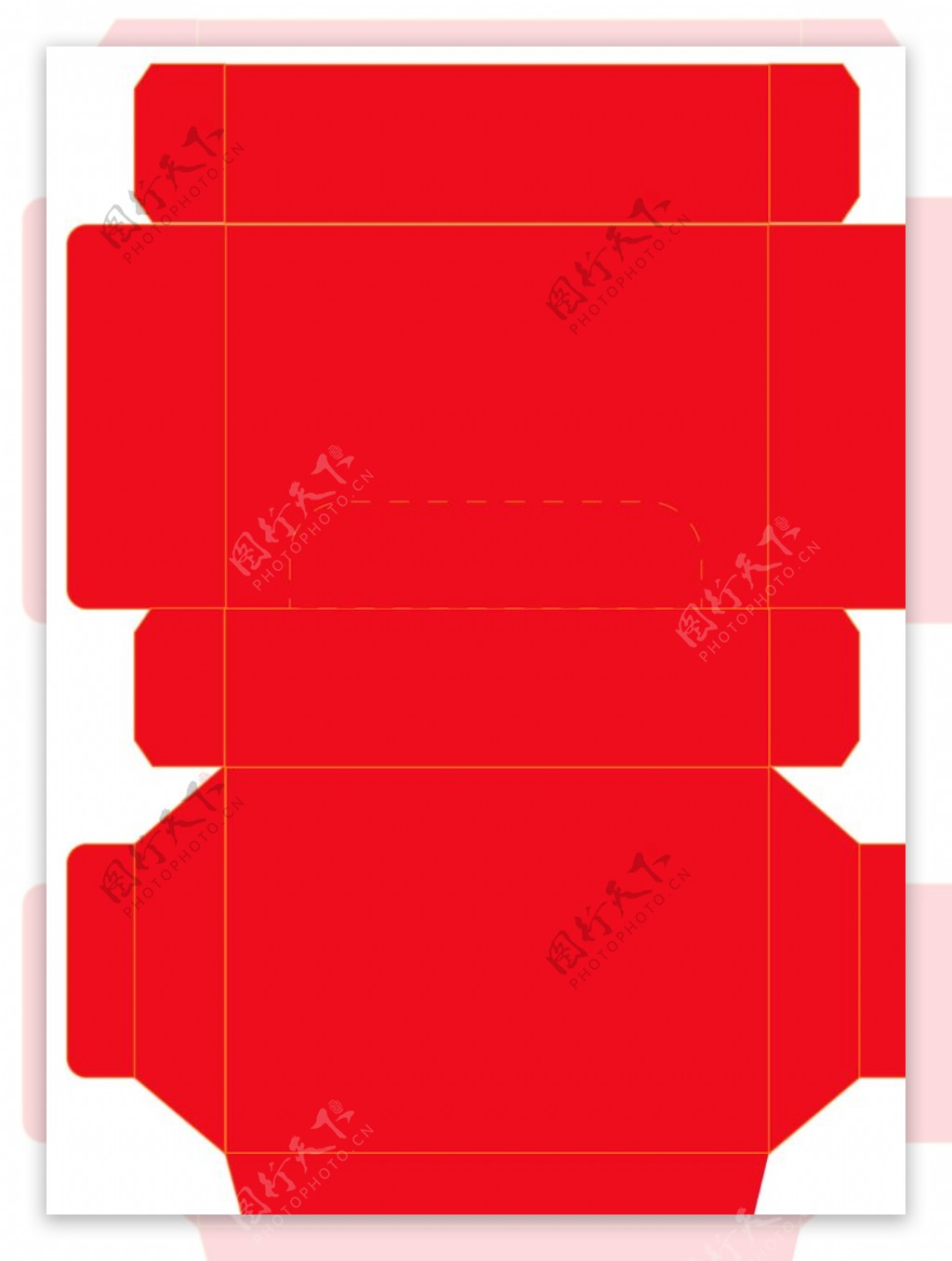 红色盒子餐巾盒高端图片