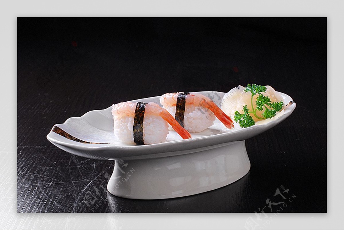 寿司甜虾寿司图片