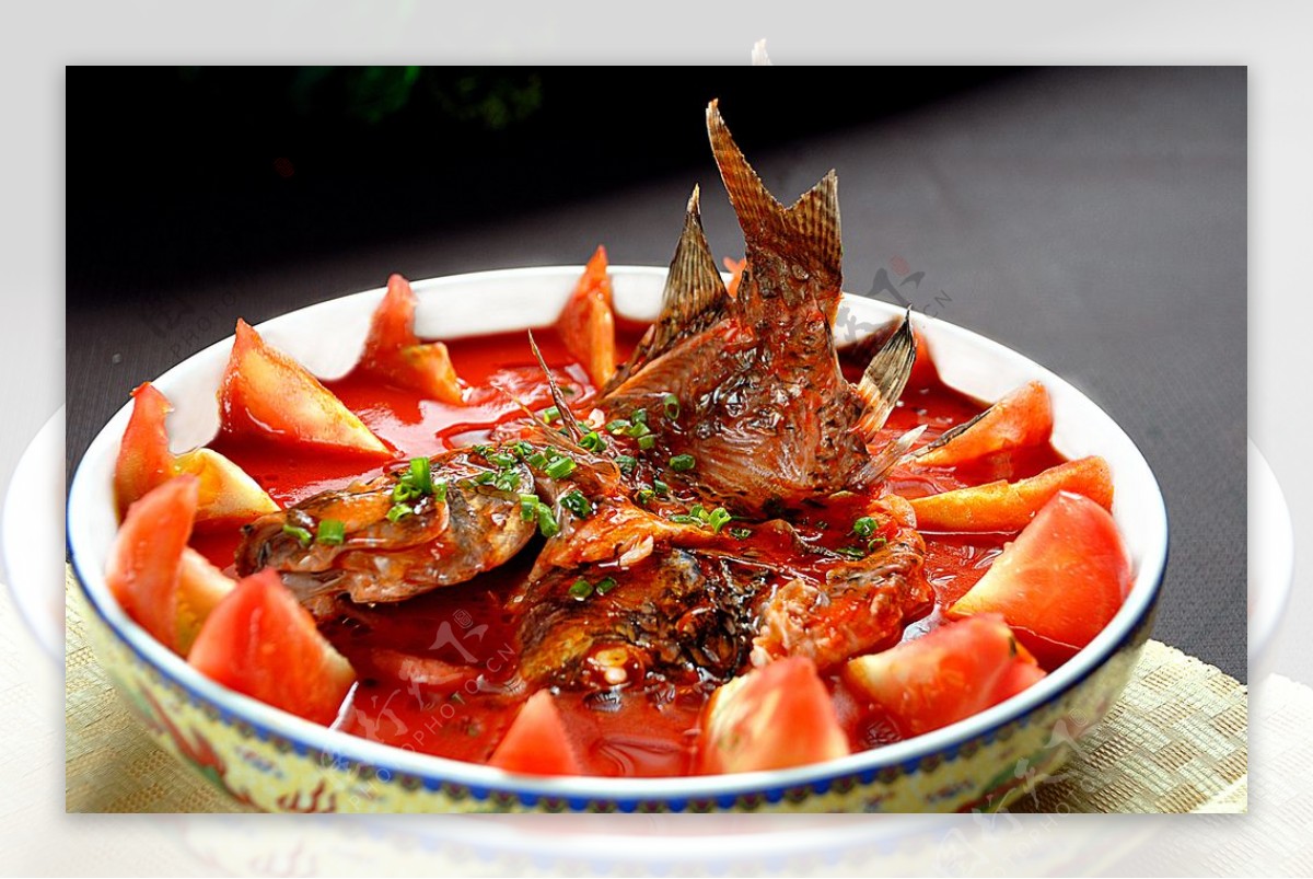川菜番茄罗非鱼图片