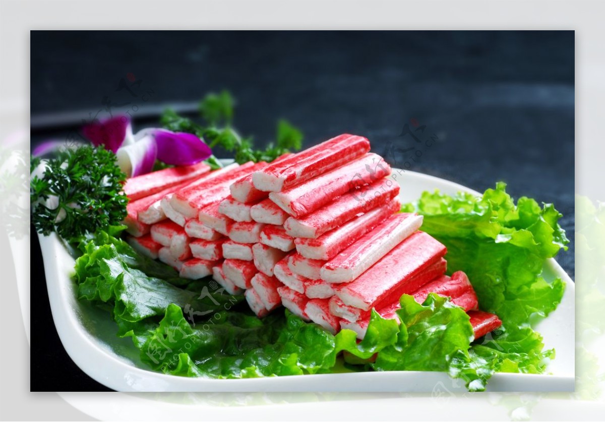荤菜蟹肉图片