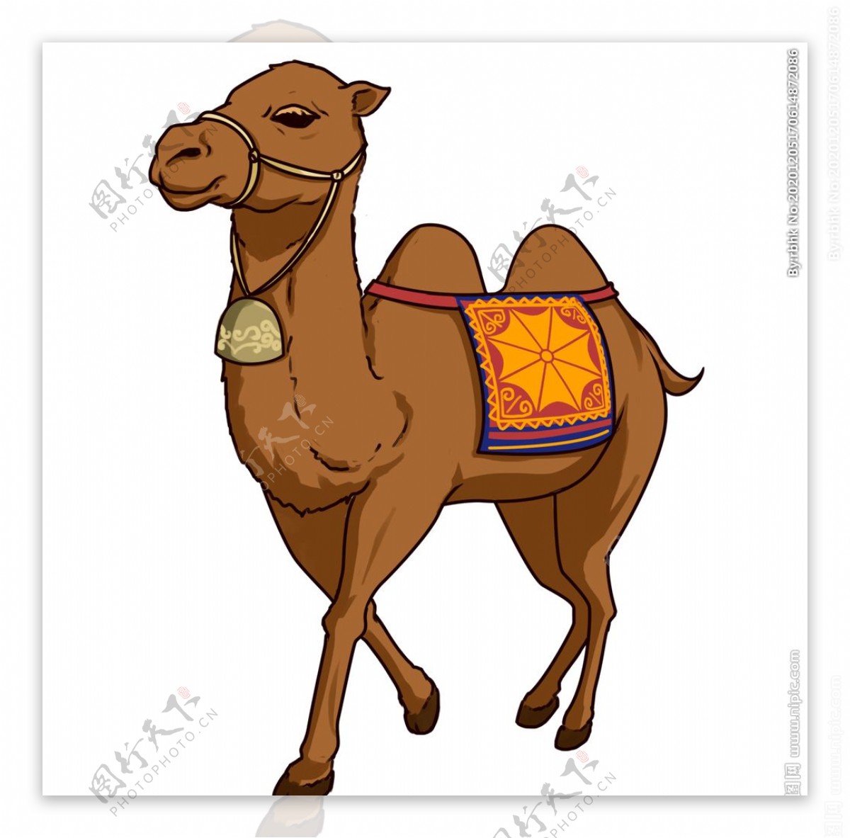 卡通骆驼素材图片